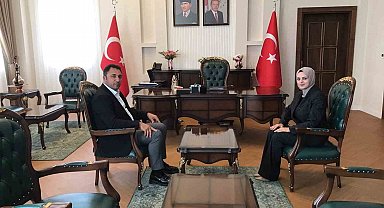 Cengiz'den Kaymakam Bayguş'a hayırlı olsun ziyareti