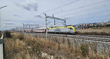 Çerkezköy'de yolcu treni raydan çıktı