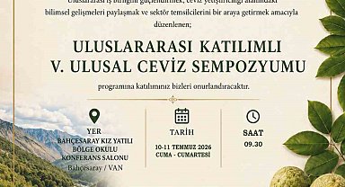 Cevizde verim ve kaliteyi artırmaya yönelik bilimsel çalışmalar Bahçesaray'da masaya yatırılacak