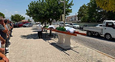 Cinayete kurban giden anne ve kızına acı veda