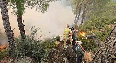 Çine yangınına müdahale ikinci günde sürüyor