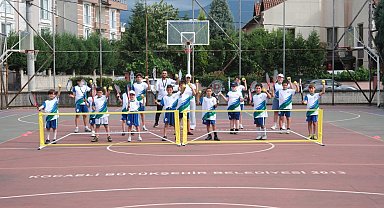 Çocuklar yazın rotasını spora çevirdi