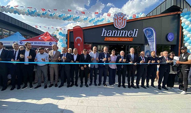 Çorum'da yerel üreticilerin ürünlerini vatandaşlarla buluşturan market hizmete açıldı