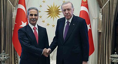 Cumhurbaşkanı Erdoğan Irak Yüksek Yargı Konseyi Başkanı Zeydan'ı kabul etti