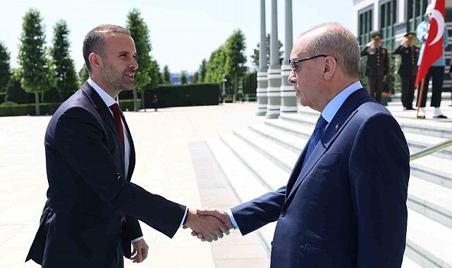 Cumhurbaşkanı Erdoğan, Karadağ Başbakanı Milojko Spajic'i kabul etti
