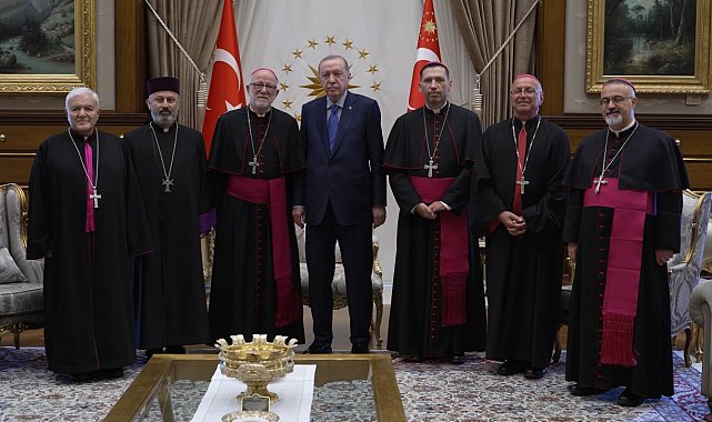 Cumhurbaşkanı Erdoğan, Türkiye Katolik Episkoposlar heyetini kabul etti