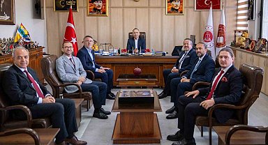 Denizli OSB Yönetimi, Denizli'ye yeni atanan Cumhuriyet Başsavcısına hayırlı olsun ziyaretinde bulundu