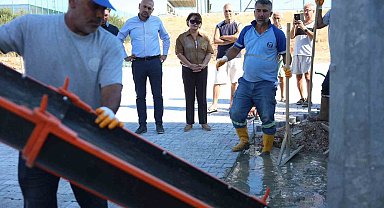 Didim Belediyesi'nin yeni beton mikseri görev başında