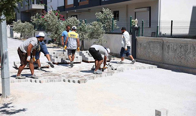 Didim'de yol çalışmaları devam ediyor