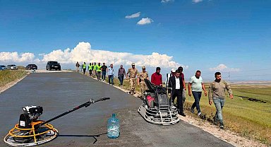 Digor Kaymakamı Abdulkadir Zengin göreve hızlı başladı; İlk mesaisini köy yollarında geçirdi