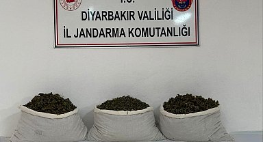 Diyarbakır'da 107 kilo esrar maddesi ele geçirildi