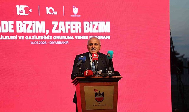 Diyarbakır'da 15 Temmuz'un 10. yıldönümünde şehit aileleri ve gaziler yemekte bir araya geldi