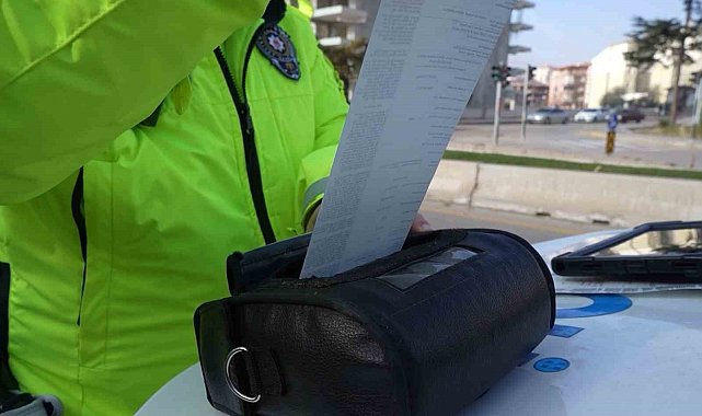 Dronlu denetimde 11 motosiklet sürücüsüne 60 bin lira ceza