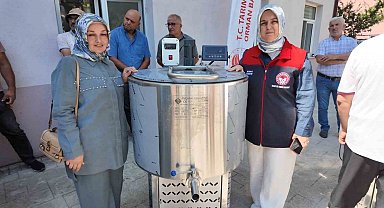 Düzce'de 45 üreticiye süt soğutma tankı desteği