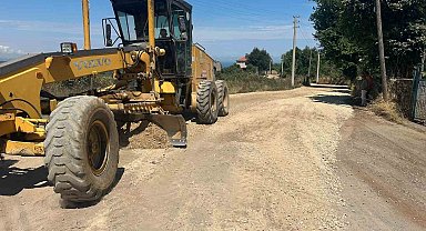 Düzce'de köylerde alt yapı çalışmaları sürüyor