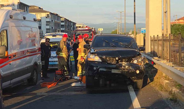 Düzce'de zincirleme kaza: 1 ölü, 1 yaralı