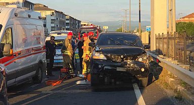 Düzce'de zincirleme kaza: 1 ölü, 1 yaralı
