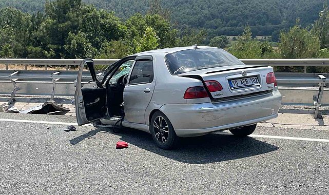 Edremit-Balıkesir karayolunda trafik kazası