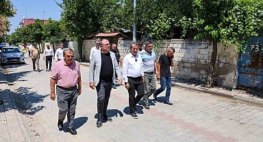 Efeler Belediyesi Umurlu'daki 10 bin metrekarelik yola parke taşı döşeyecek