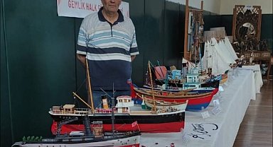 El emeğiyle tarihe yolculuk; Savaş gemilerini birebir ölçekle üretiyor