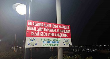 Ereğli Limanı'nda alkol yasağı kuralına uymayana ceza