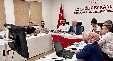 Erzincan'da evde sağlık hizmetlerinde koordinasyon ele alındı
