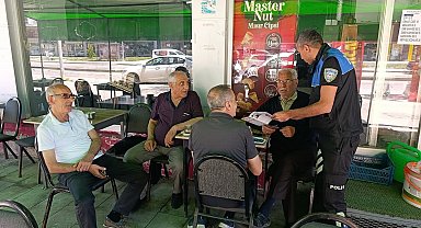 Erzurum polisi sahada: "Dadaş Kemer Takar, Her Söze Kanmaz"