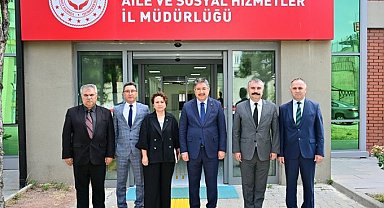 Eskişehir Valisi Yılmaz, Aile ve Sosyal Hizmetler İl Müdürlüğü'nde brifing aldı