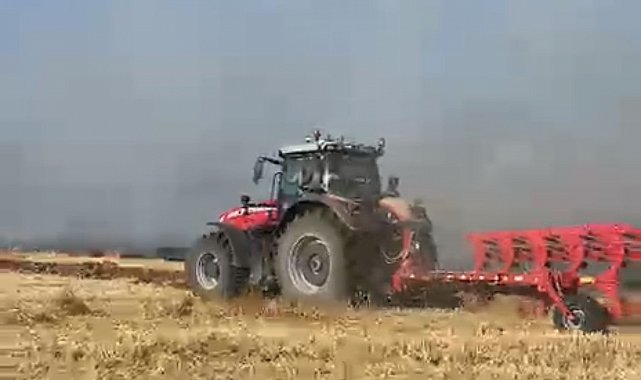 Eskişehir'de tarım arazisinde yangın paniği