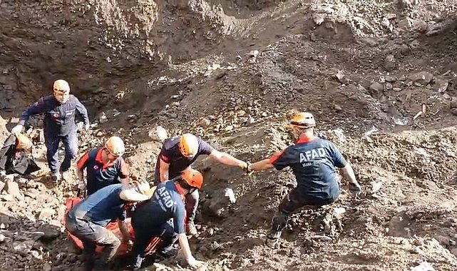 Eskişehir'deki define faciasında AFAD'ın zorlu operasyonu kamerada