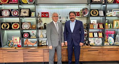 ESOGÜ Rektörü Çolak, İl Müdürü Kalın'ı ziyaret etti
