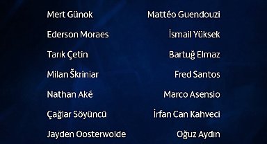 Fenerbahçe'nin, Gornik Zabrze maçı kamp kadrosu belli oldu