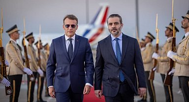 Fransa Cumhurbaşkanı Macron Suriye'de