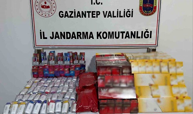 Gaziantep'te 1 milyon TL değerinde kaçak malzeme ele geçirildi: 3 gözaltı