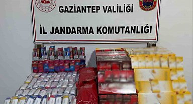 Gaziantep'te 1 milyon TL değerinde kaçak malzeme ele geçirildi: 3 gözaltı