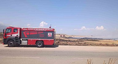 Gaziantep'te anız yangını