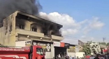 Gaziantep'te iş yeri yangını
