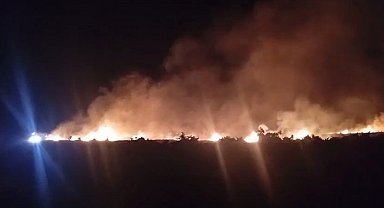 Gaziantep'te korkutan anız yangını
