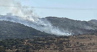 Gaziantep'te makilik alanda çıkan yangın söndürüldü