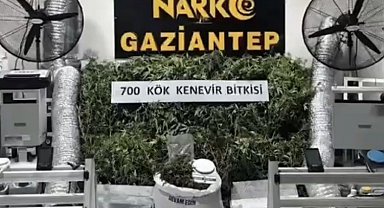 Gaziantep'te uyuşturucu imalathanesine baskın