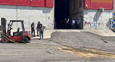 Gaziantep'te üzerine forklift devrilen genç işçi hayatını kaybetti