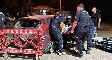 Gazipaşa'da otomobil takla attı: 4 yaralı