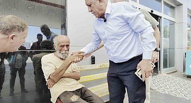 Geçmişini unutup sokaklarda yaşamaya başlayan adam, devletin şefkat elini uzatmasıyla bambaşka bir görünüme kavuştu