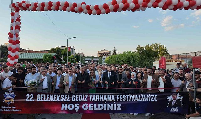 Gediz'de Tarhana Festivali coşkusu