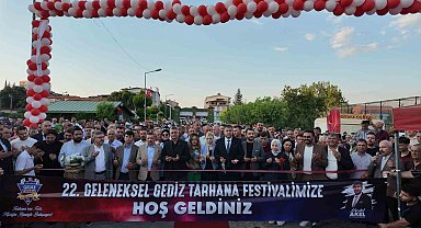 Gediz'de Tarhana Festivali coşkusu