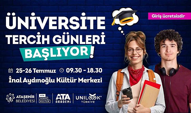 Gençlerin üniversite tercih yolculuğuna Ataşehir Belediyesi'nden destek