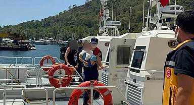 Gezi teknesinde rahatsızlanan çocuk için tıbbi tahliye gerçekleştirildi