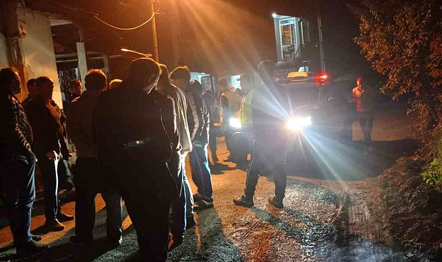 Giresun'da patlama sesi paniğe neden oldu