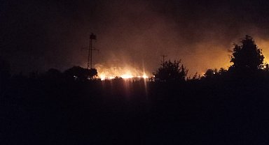 Güdül'de otluk alanda çıkan yangın söndürüldü
