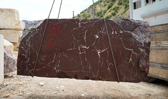 Gümüşhane'nin mermeri Çin, Hindistan ve İtalya pazarında